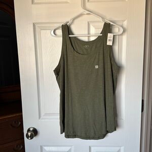 LOFT Olive Green Tank Top